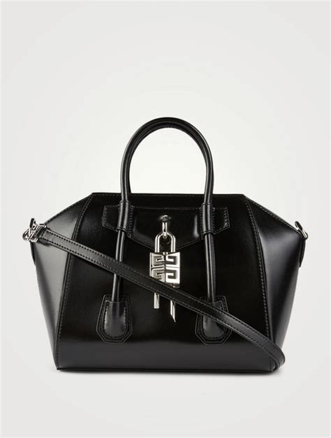 givenchy antigona what leather|mini antigona lock leather satchel.